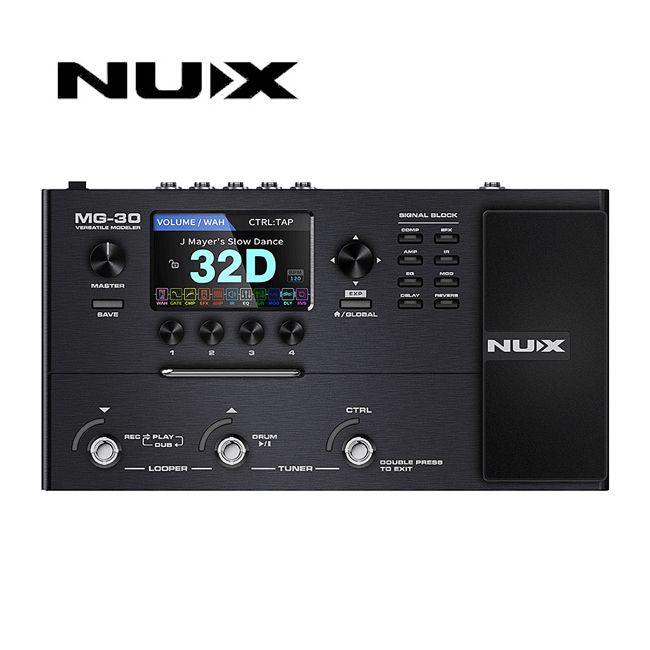 Nux MG-30 / 컴팩트 IR 멀티이펙터 (어댑터 포함)