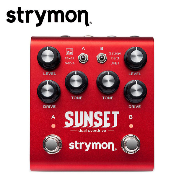 Strymon Sunset 듀얼 채널 오버드라이브 &amp; 디스토션