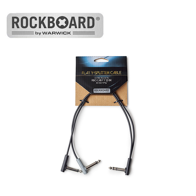 RockBoard Flat Patch Y Splitter Cable - Sapphire Series - 락보드 Y 스플리터 케이블 (30cm)