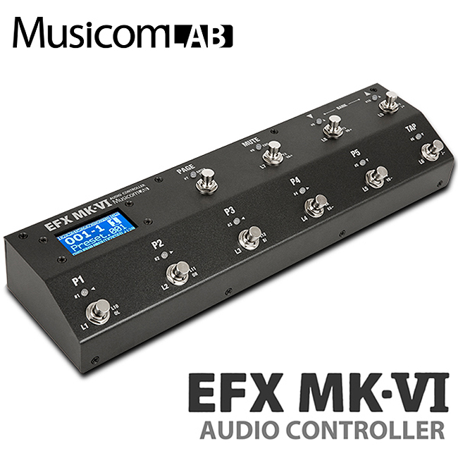 MusicomLAB Audio Controller EFX MK-VI / 오디오 &amp; 미디 컨트롤러