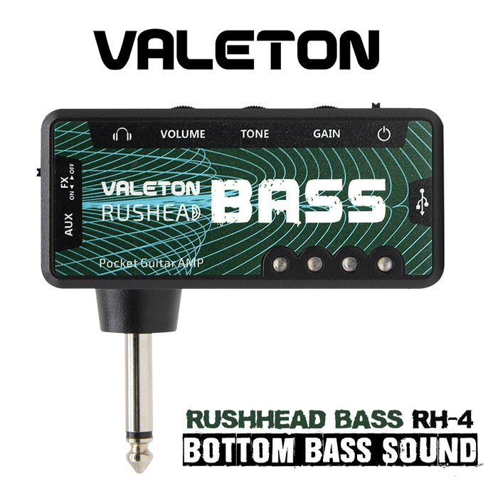 VALETON Rushead Bass (RH-4) 헤드폰 / 이어폰 포켓 미니 앰프