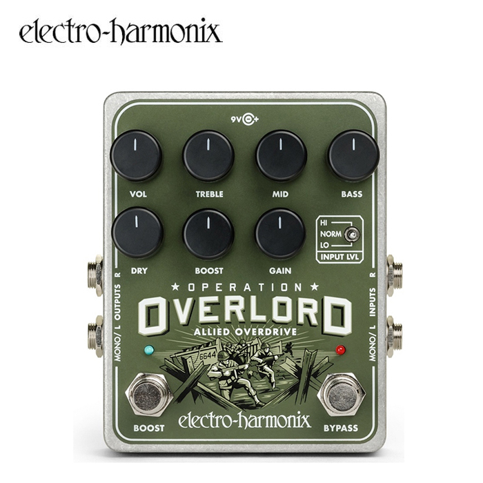 Electro Harmonix Operation Overlord / 스테레오 오버드라이브&amp;디스토션