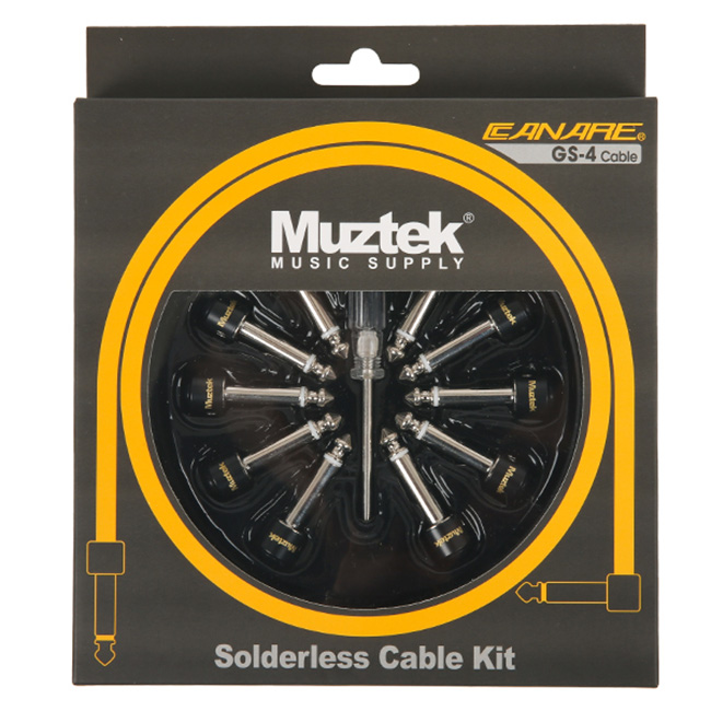 Muztek Solderless Cable Kit / with Canare GS-4 패치케이블 키트 (MSC300)