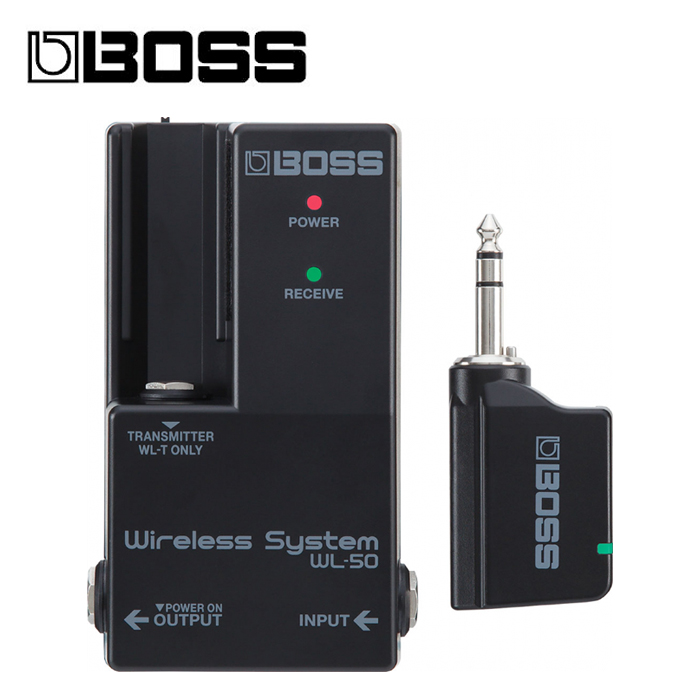 BOSS WL-50 GUITAR WIRELESS SYSTEM / 페달 보드용으로 설계된 고성능 와이어리스 시스템