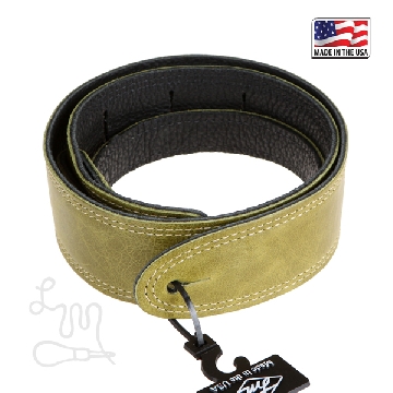 LM Quality Straps GP-2 GR Element Leather/2inch Glazed Pullup