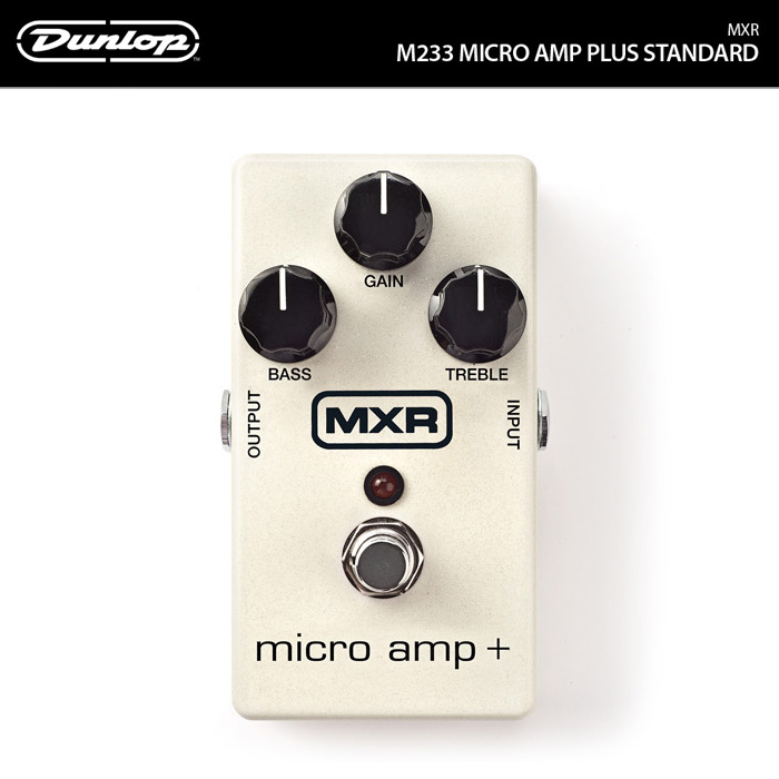 Dunlop MXR M233 MXR Micro Amp Plus Standard 던롭부스트 페달