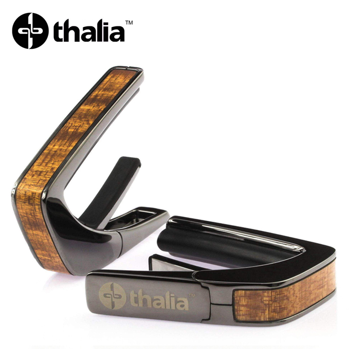 Thalia B200-SP 카포 Capo with Sapele Inlay / Black Chrome