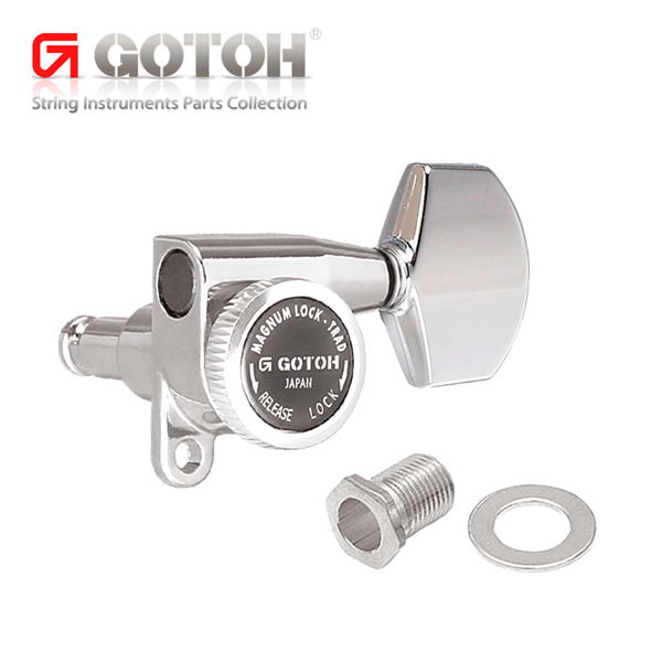 Gotoh SG360-07L MGT CR Locking Machine Head,6L Chrome 헤드머신
