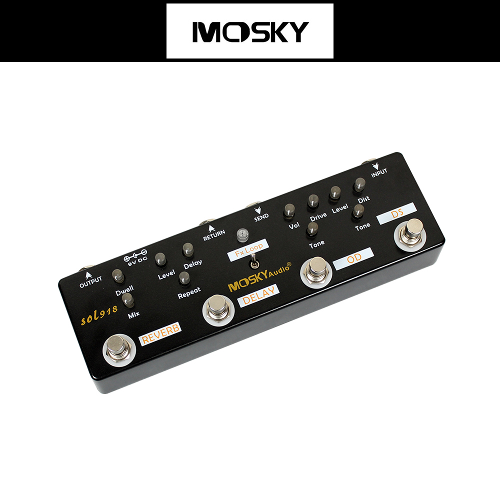 Mosky Sol-918 올인원 멀티 이펙트 프로세서 / Sol918