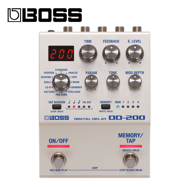 Boss DD-200 디지털 멀티 딜레이 보스 이펙터
