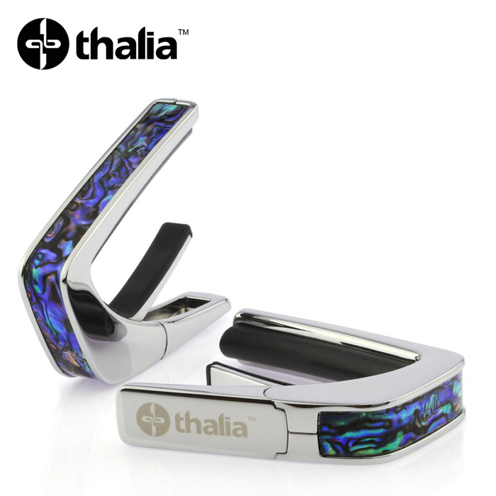 Thalia C200-BA 카포 Capo with Blue Abalone Inlay / Chrome