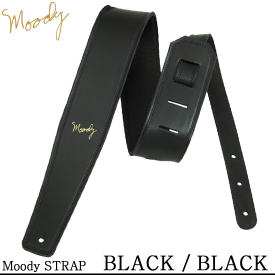Moody Leather / Leather - 2.5&quot; - Std (Black / Black) / 무디 스트랩