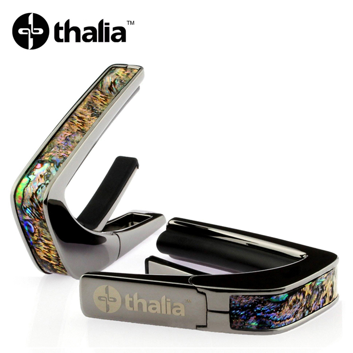 Thalia B200-PA 카포 Capo with Paua Heart Inlay / Black Chrome