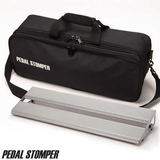 [PedalStomper] C50-SL - Compact 50 Silver with Deluxe Case - 페달스톰퍼 컴펙트(2단프레임) 50cm, 실버보드 &amp; 디럭스 케이스 - 페달보드, 이펙터보드