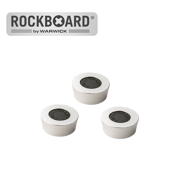 RockBoard Big Toe Footswitch Topper 3pcs - Silver / 풋스위치 토퍼 실버