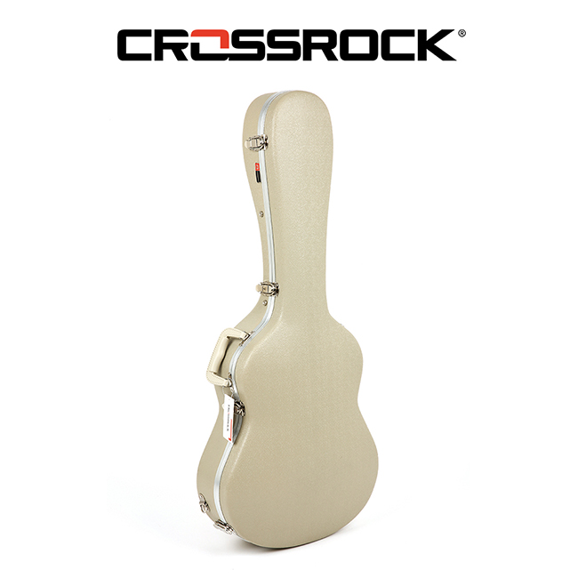 CROSSROCK - CRA800DIV 통기타용 하드케이스 (Ivory 컬러 스페셜 에디션)