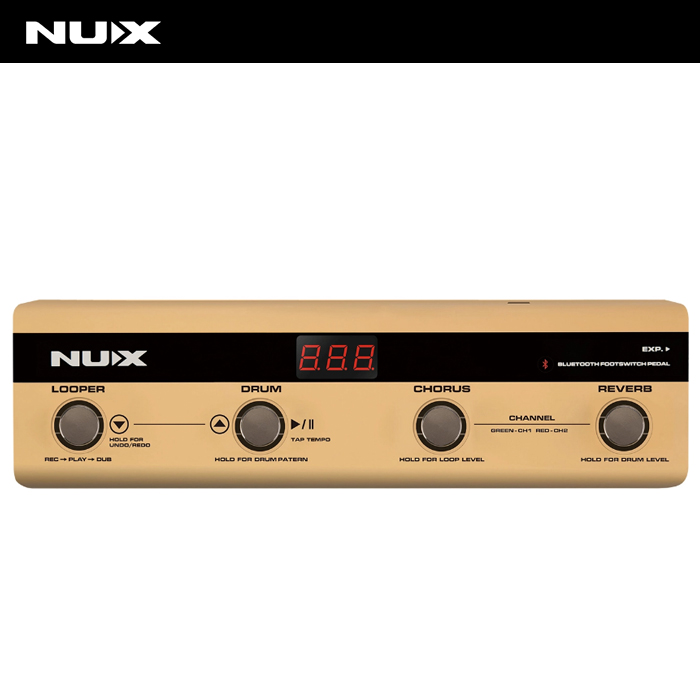 Nux Foot Controller for Stageman / 스테이지맨 전용 블루투스 컨트롤러 (NMP-4)