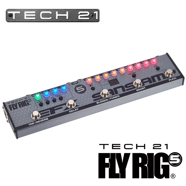Tech21 - Fly Rig 5 (V2) / 플라이릭 아날로그 멀티이펙터 - 어댑터 포함 (9V 300mA)