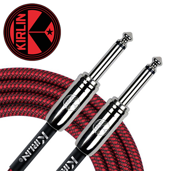 Kirlin Entry Woven Instrument Cable 3m (IWCC-201PN/RDA)