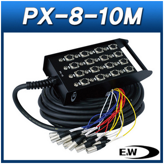 ENW PX-8-20M / 케이블(박스형) / 캐논암 8채널 박스 + 20M
