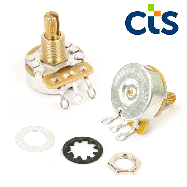 CTS VT-A250K Audio/Split Shaft/Vintage Torque Custom Potentiometer