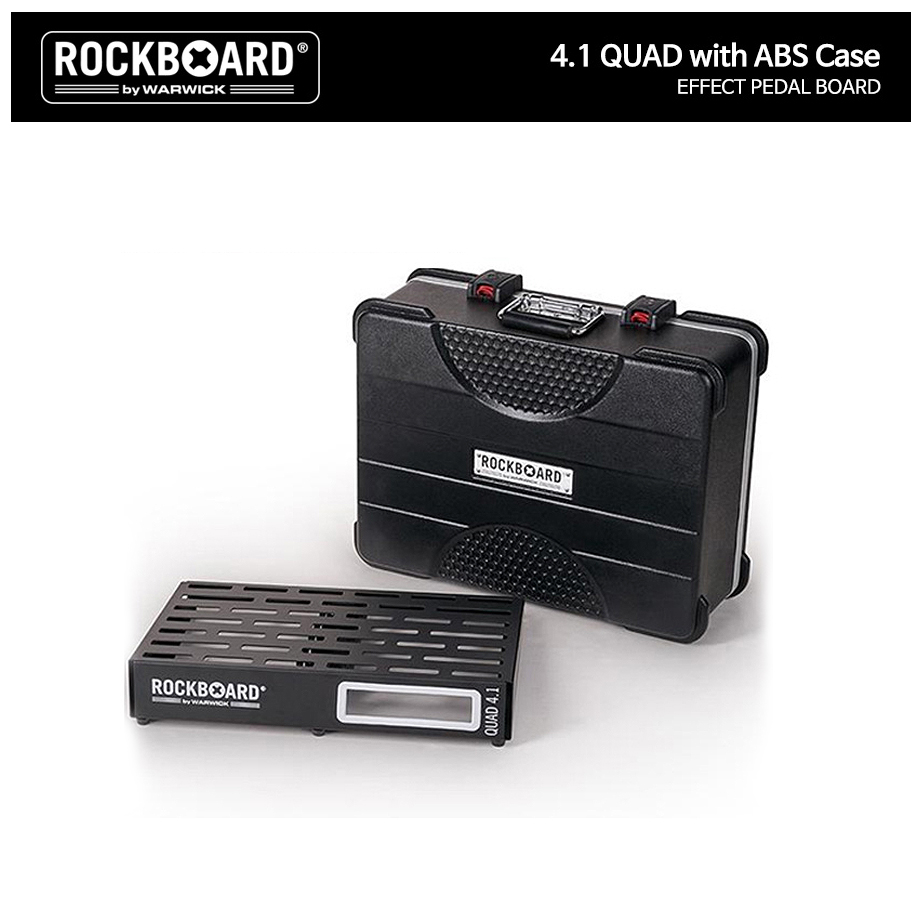 [2019 New] RockBoard QUAD 4.1 with ABS Case 페달보드 + 케이스