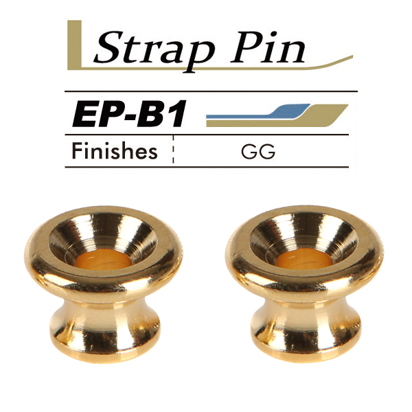 Gotoh EP-B1 GG Strap Pin,2pcs/set 골드 스트랩핀