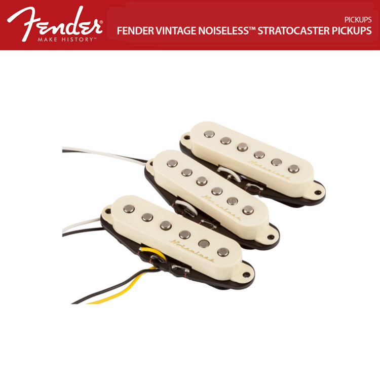 Fender Vintage Noiseless™ Stratocaster Pickups