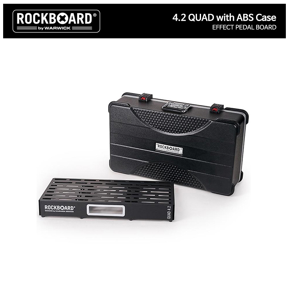 [2019 New] RockBoard QUAD 4.2 with ABS Case 페달보드 + 케이스