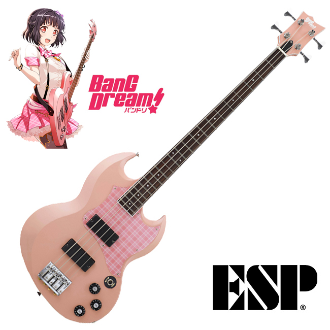 [ESP 콜라보레이션] ESP BanG Dream Poppin Party VIPER BASS Rimi 베이스