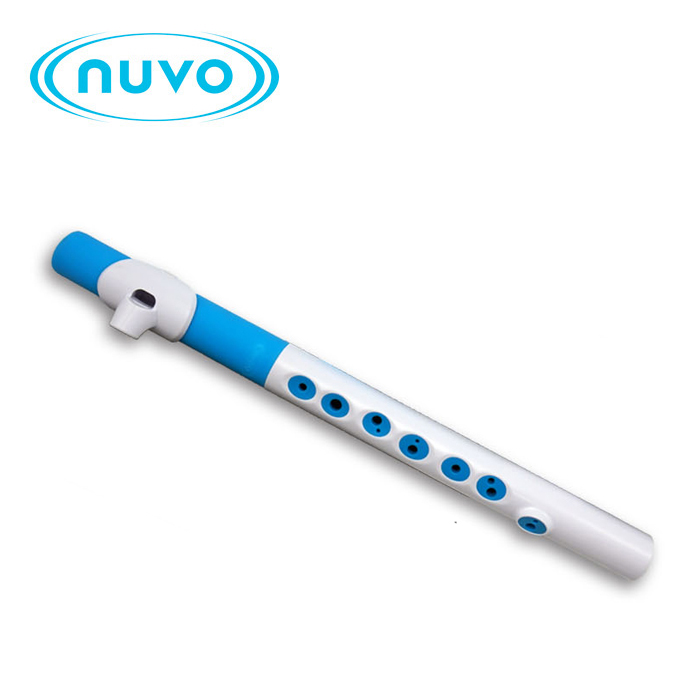 Nuvo TooT 미니 플룻 (White/Blue) 플룻과 같은 소리/아이들 연주/앙상블 추천