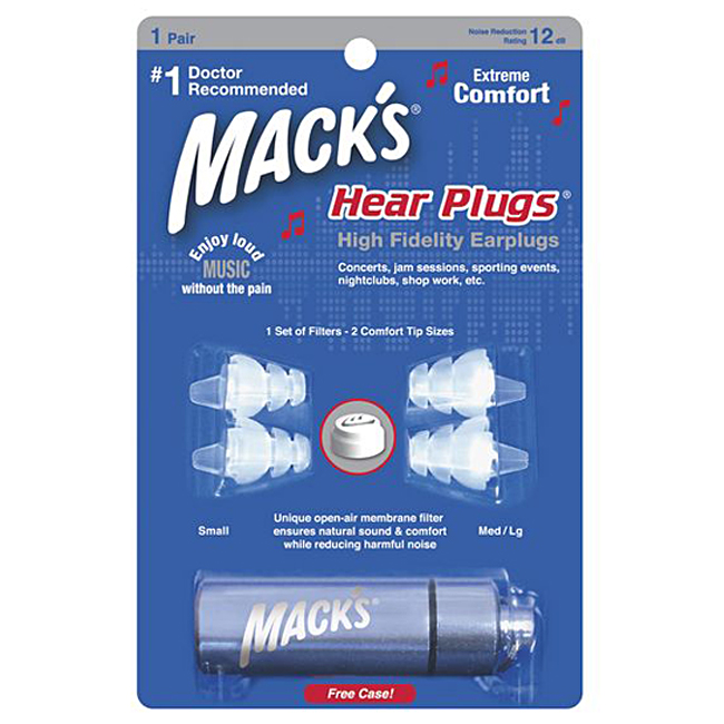 Macks Earplugs - High Fidelity 이어플러그
