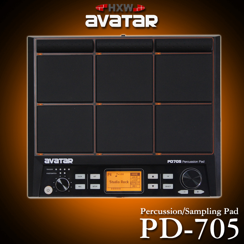 HXW Avatar PD705 전자퍼커션/샘플링 패드