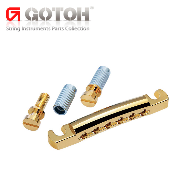 GOTOH GE101A GG Alumiume Stop Tailpiece, Gold
