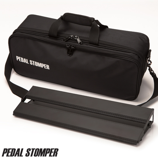 [PedalStomper] C50-BK - Compact 50 Black with Deluxe Case - 페달스톰퍼 컴펙트(2단프레임) 50cm, 블랙보드 &amp; 디럭스 케이스 - 페달보드, 이펙터보드