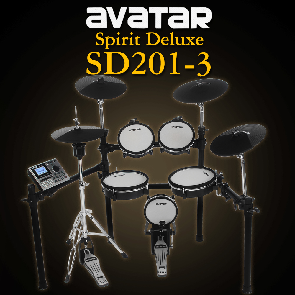 HXW Avatar Spirit Deluxe 전자드럼 (SD201-3SH) /올메쉬5기통+리얼하이햇! / 아바타