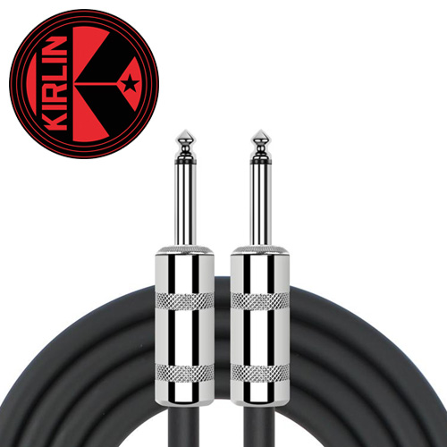 Kirlin Entry BK Speaker Cable 1/4&quot; Mono Plug - 1/4&quot; Mono Plug 2M (SBCV-146) 스피커 케이블
