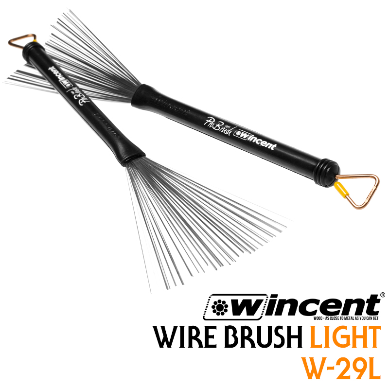 Wincent W-29L Wire Brush Light 윈센트 드럼스틱 브러쉬