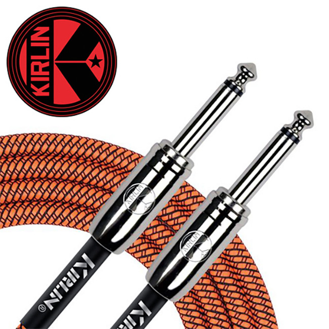 Kirlin Entry Woven Instrument Cable 3m (IWCC-201PN/ORA)