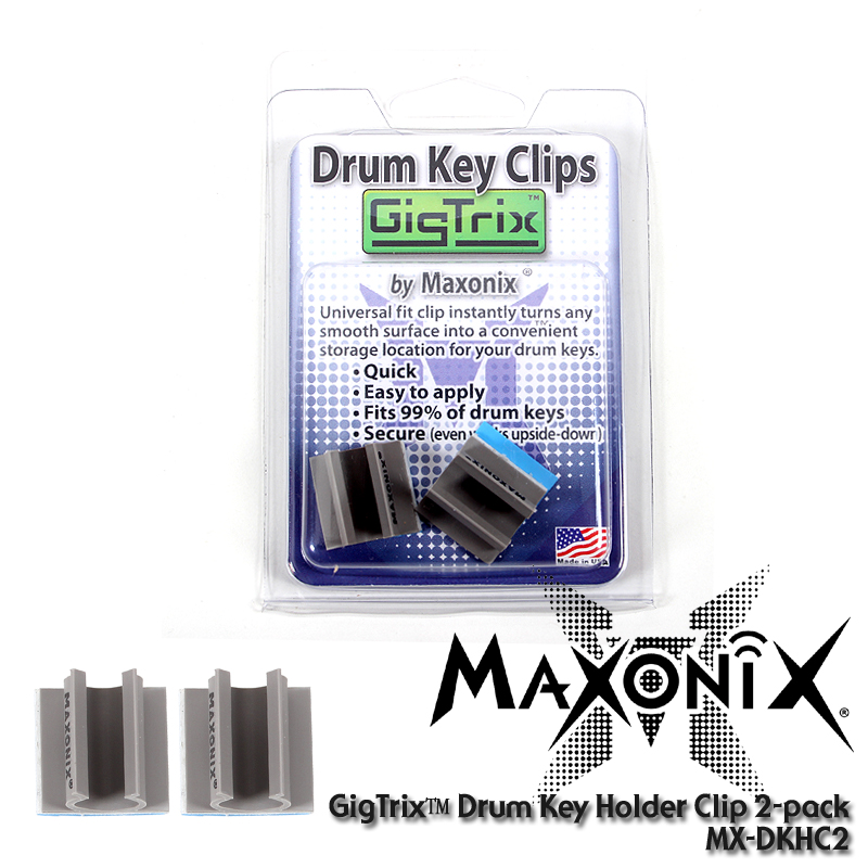 MaxOnix GigTrix Drum Key Holder Clip 2pack /MX-DKHC2/드럼키홀더