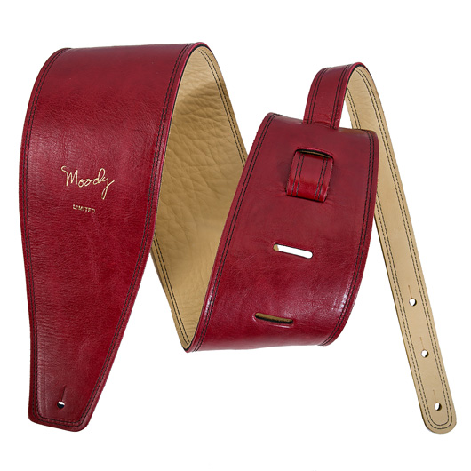 Moody Distressed Leather 4.0&quot; Std - (Red/Cream) - 빈티지 레릭 디자인  - 무디 스트랩
