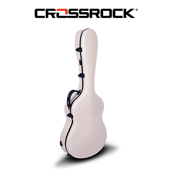 CROSSROCK - CRF1000CIV 클래식기타용 Fiberglass 하드케이스 (Ivory)