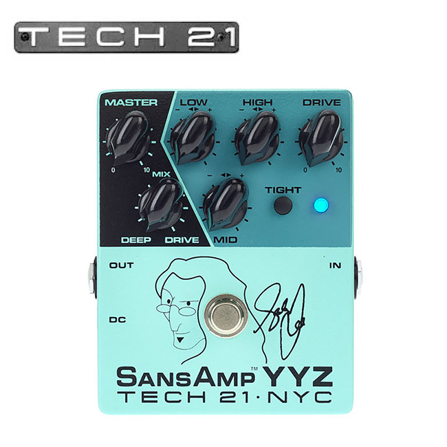 Tech21 - Geddy Lee SansAmp (YYZ) / 게디 리 산스앰프 - 어댑터 포함 (9V 300mA)